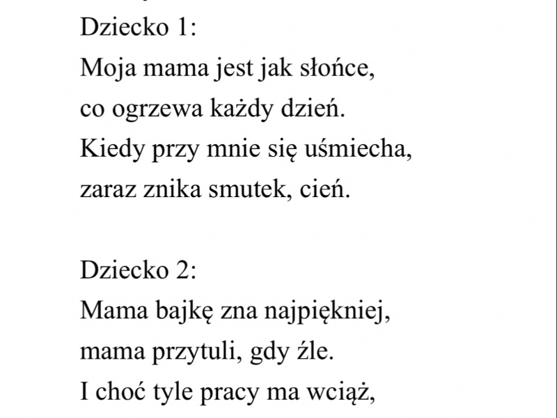 Scenariusze na Dzień Rodziny