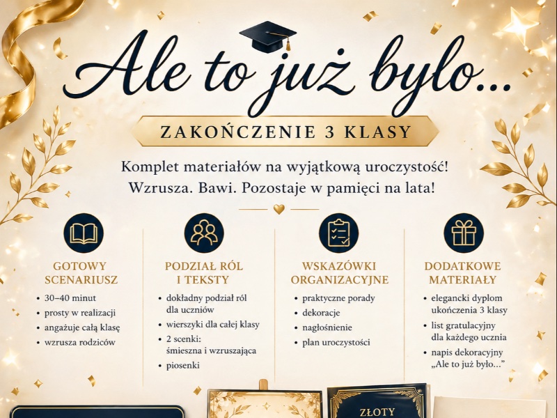 PAKIET ZAKOŃCZENIA 3 KLASY