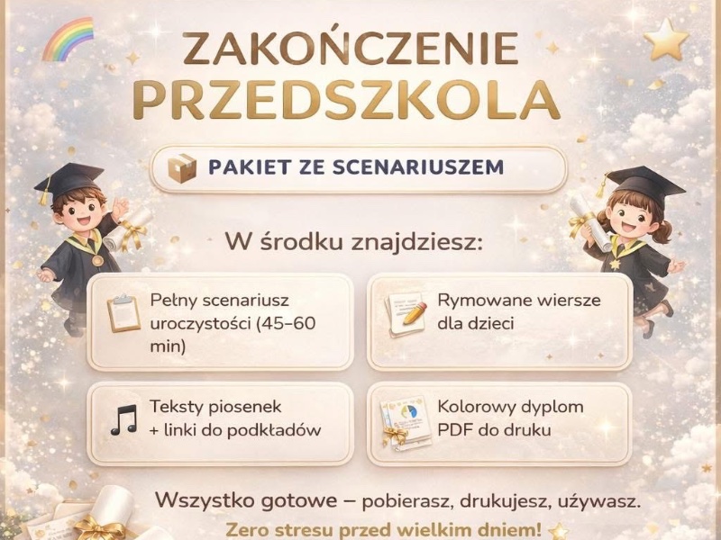 Pakiet na zakończenie przedszkola