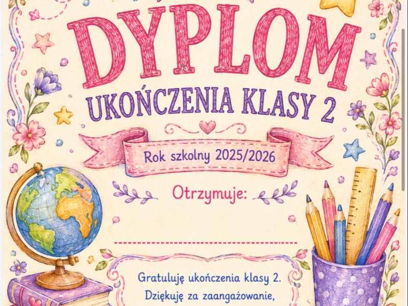 Pakiet dla 1-3: Dyplomy i zakładki