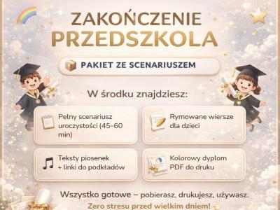 Pakiet na zakończenie przedszkola