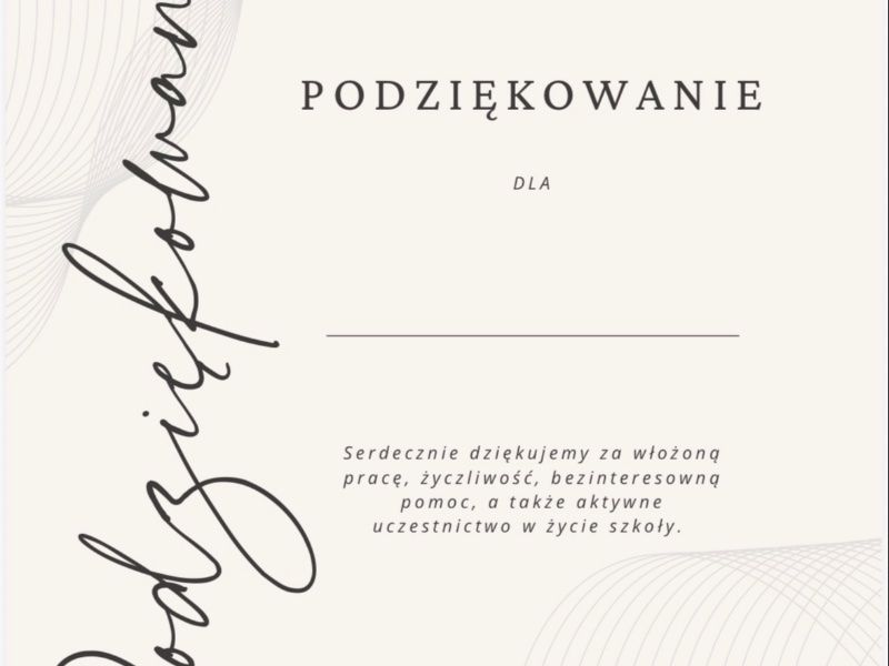 Miniatura 2: Podziękowania dla rodziców