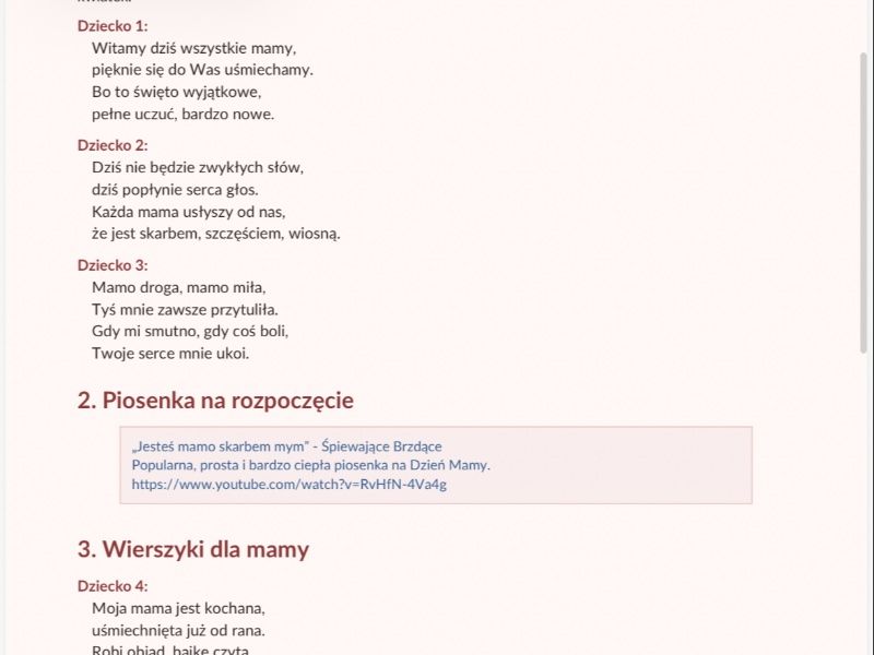 Miniatura 6: DZIEŃ MAMY 🩷