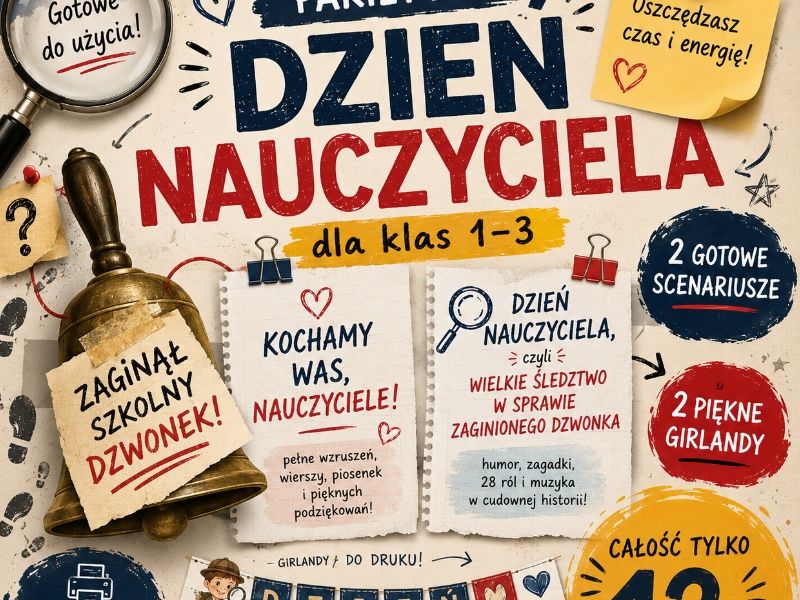 Pakiet na Dzień Nauczyciela – klasy 1–3