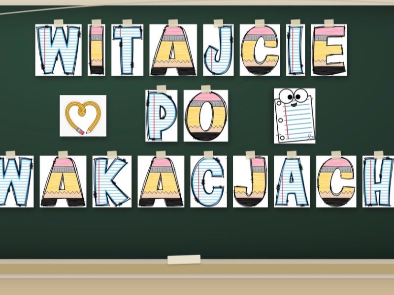 Miniatura 2: 📚 Powitaj uczniów z uśmiechem! ✏️🍎