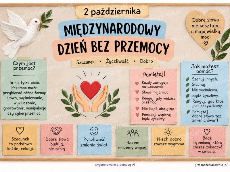 Miniatura 3: 🌿 Międzynarodowy Dzień bez Przemocy 🌿