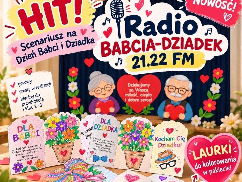 Radio Babcia–Dziadek FM – scenariusz na Dzień Babci i Dziadka