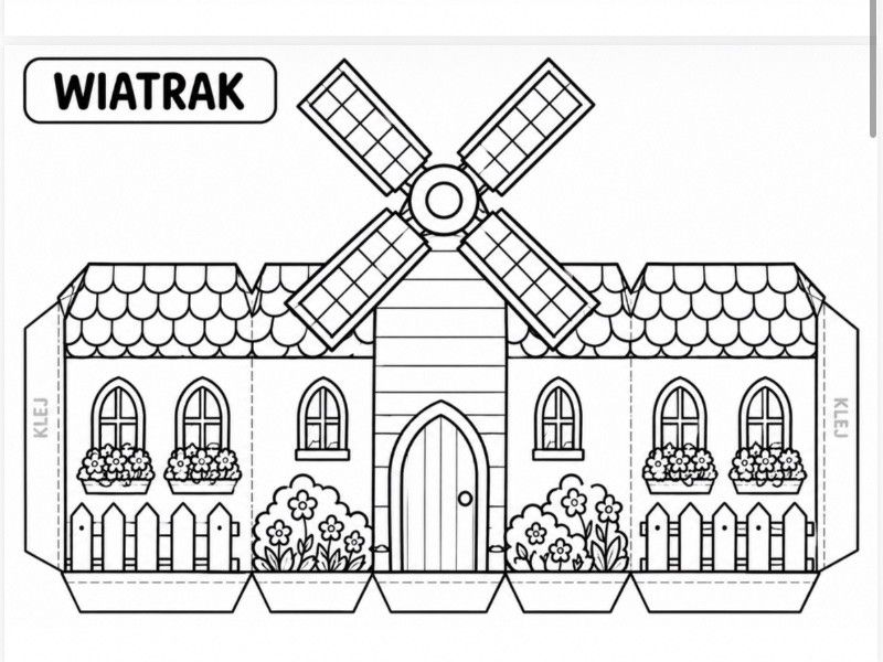 Miniatura 6: 🇵🇱 Patriotyczne miasteczko 3D – zestaw do samodzielnego złożenia