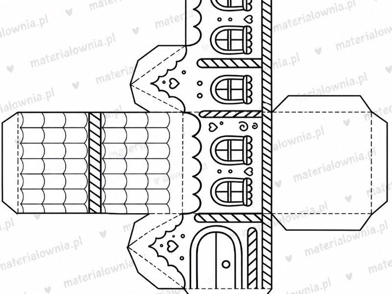 Miniatura 6: Piernikowy domek 3D