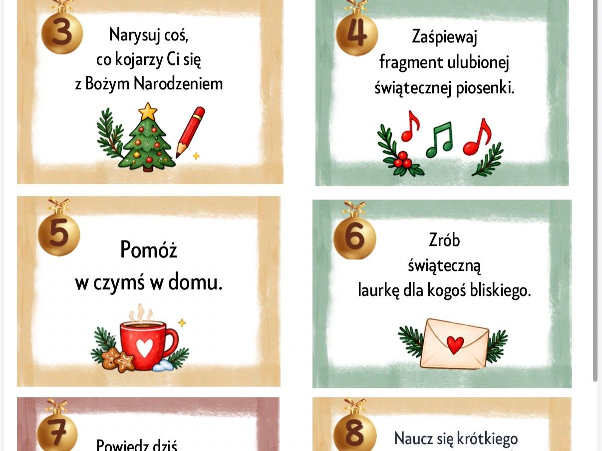 Miniatura 5: Kalendarz adwentowy 💝